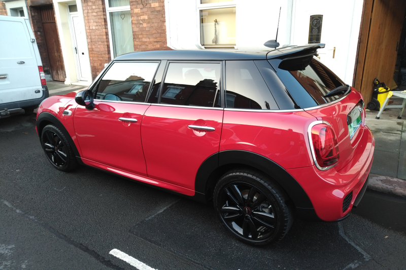 Illustration for article titled Today's clean. 2018 Mini Cooper with Cooper Works Chilli Pack. WARNING PIC HEAVY